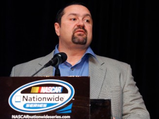 Joe Balash as NASCAR's Nationwide Series Director January 2011 Media Tour. Photo - Jason Smith/Getty Images