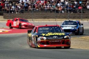 Clint Bowyer leads the Toyota Save Mart 350 at Sonoma in June 2012Photo - Ezra Shaw/Getty Images